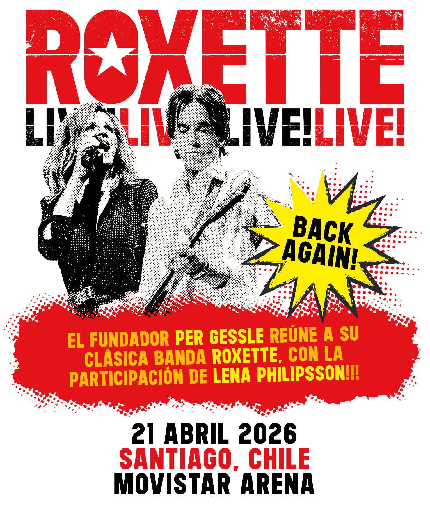 Roxette ingresa al Club de los mil millones de reproducciones